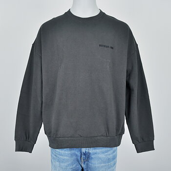Brixton - Embroided Heavy Weight Crewneck Washed Black