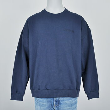 Brixton - Embroided Heavy Weight Crewneck Washed Navy