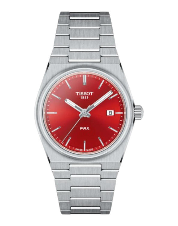 T137.210.11.421.00 Tissot PRX 35 röd