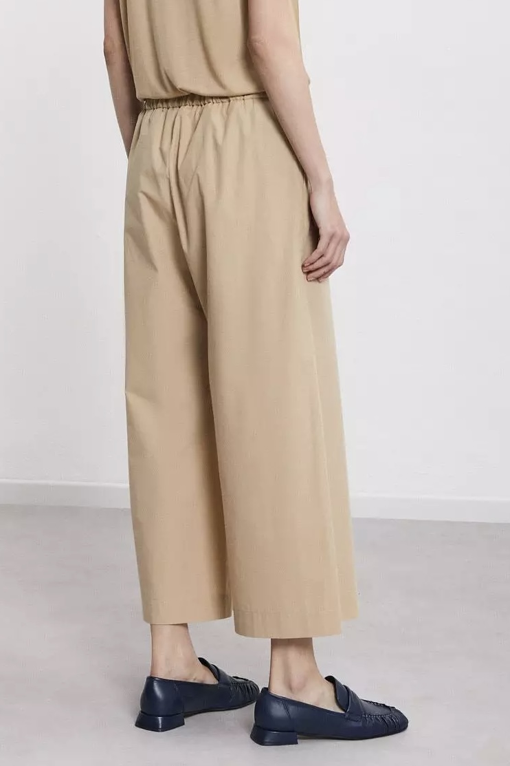 OttodÁme -  Poplin Culottes Trousers Sabbia - 4