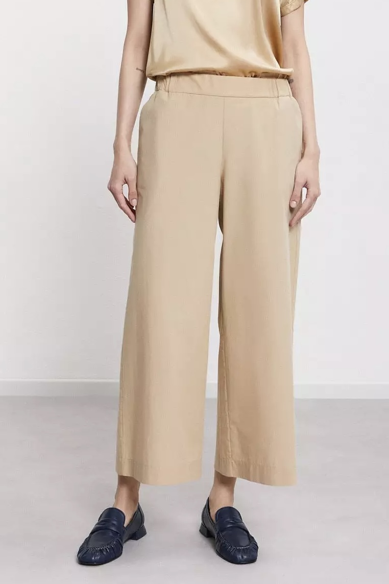 OttodÁme -  Poplin Culottes Trousers Sabbia