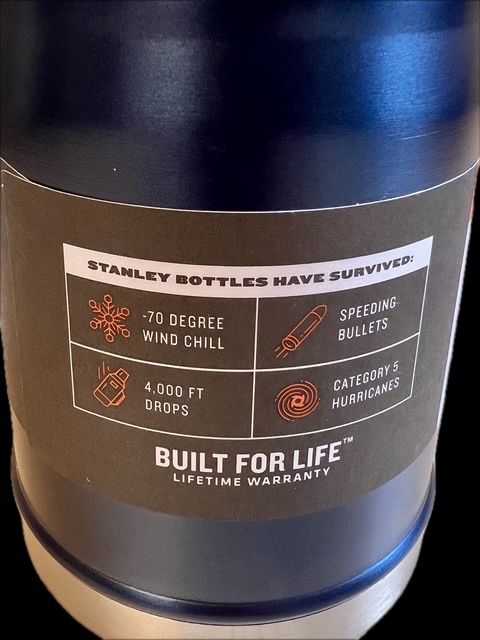 Mattermos 0,4l med sked Blå Stanley - 2