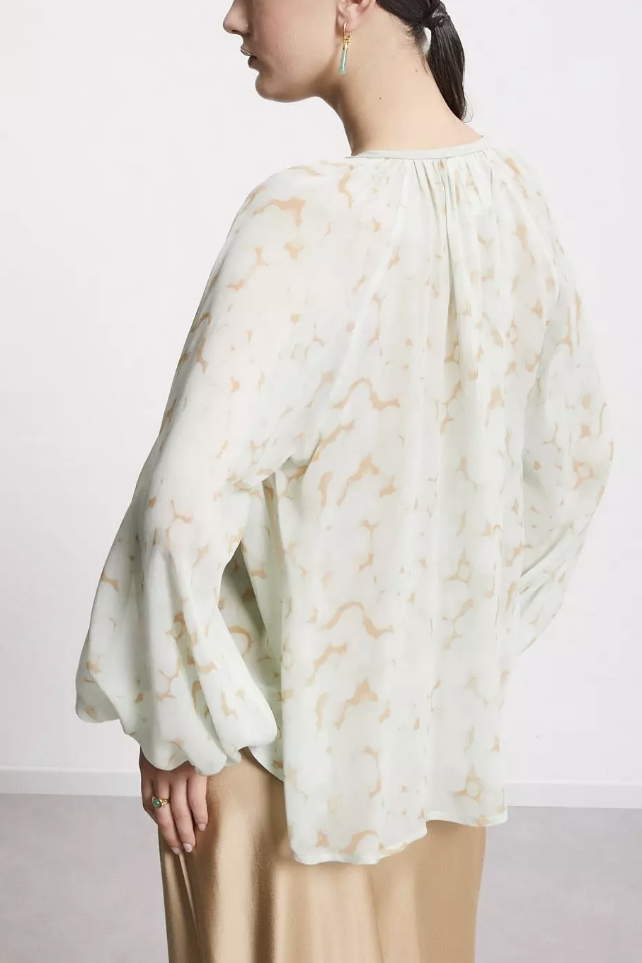 OttodÁme -  Viscose Blouse Mint / Sabbia - 2