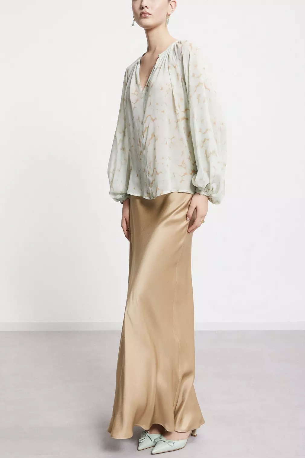 OttodÁme -  Viscose Blouse Mint / Sabbia - 3