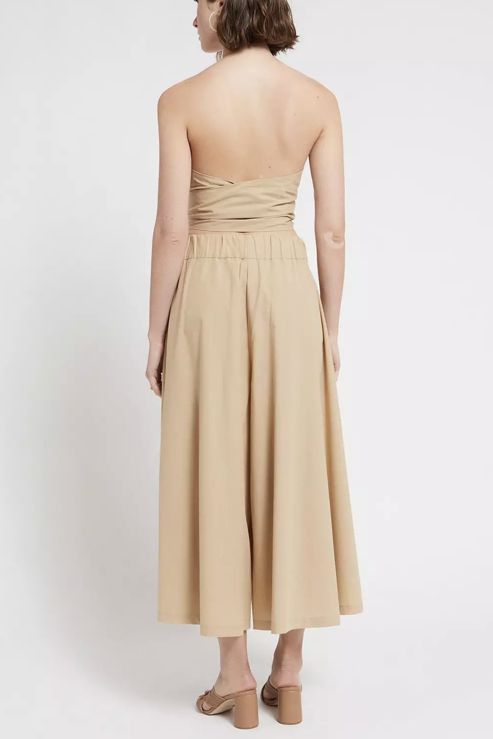 OttodÁme -  Poplin Culottes Trousers Sabbia - 3