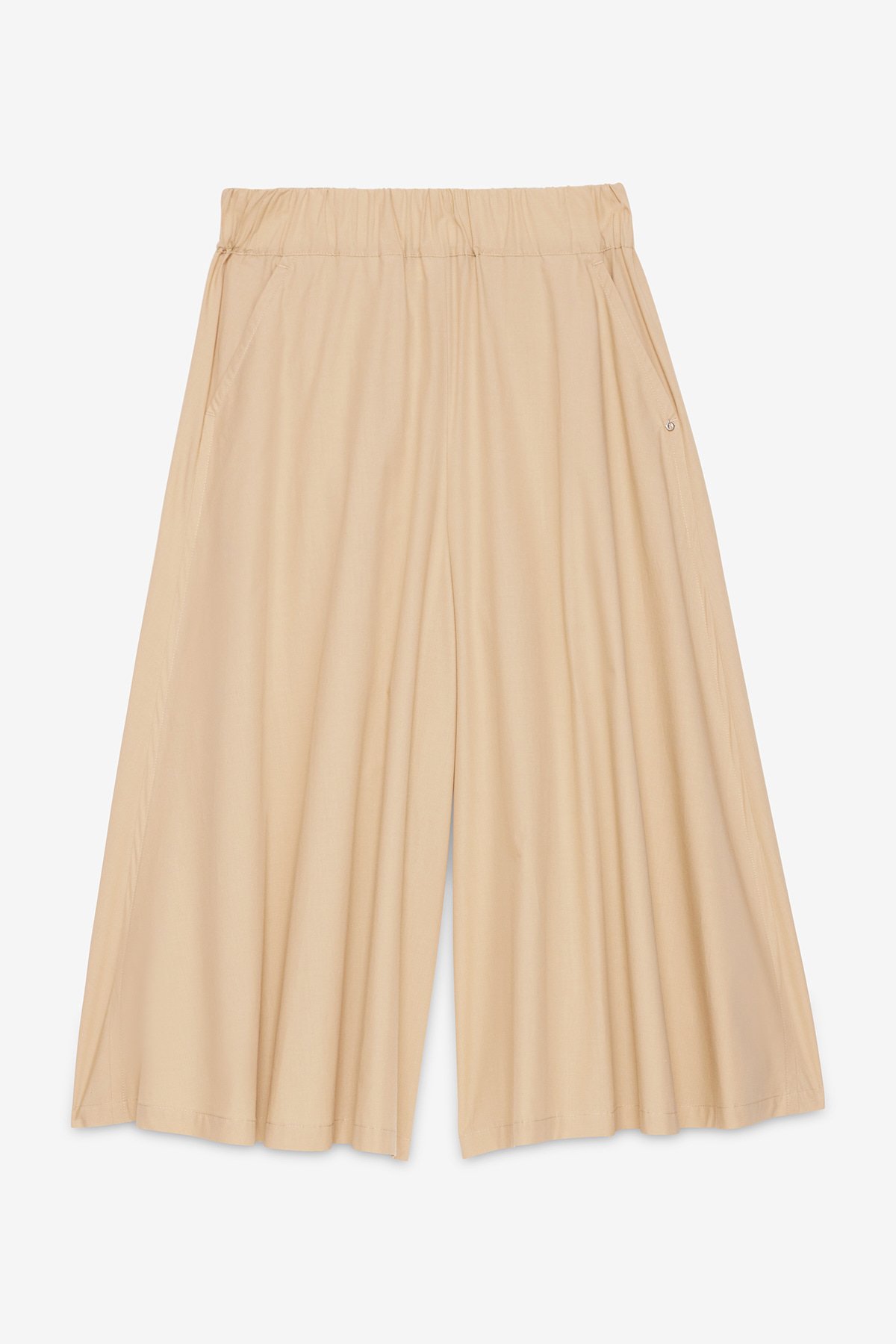 OttodÁme -  Poplin Culottes Trousers Sabbia - 6