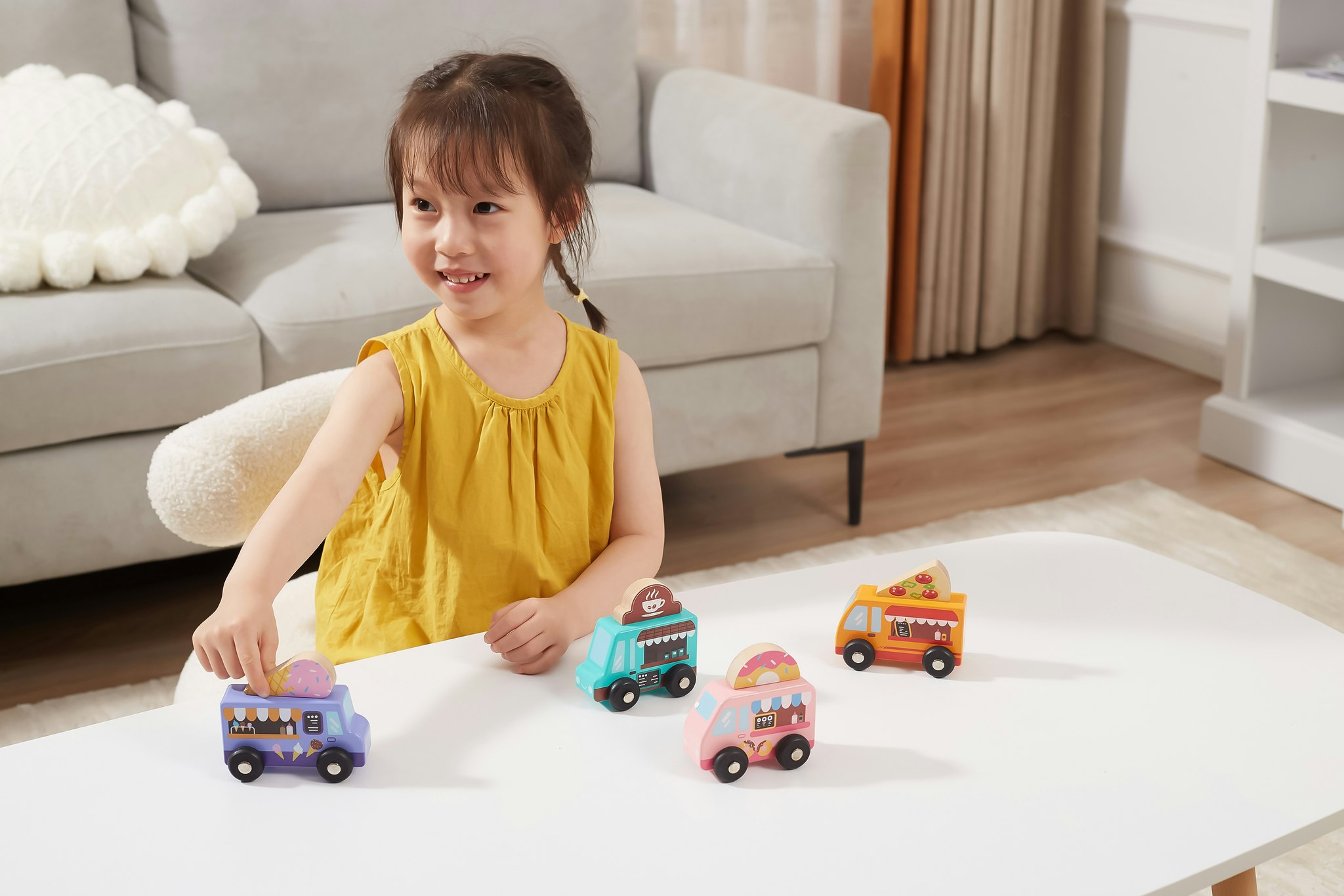 Food Truck set 4 bilar - 4