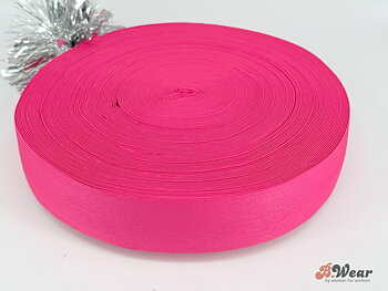 50 mm bred resår- Fuchsia