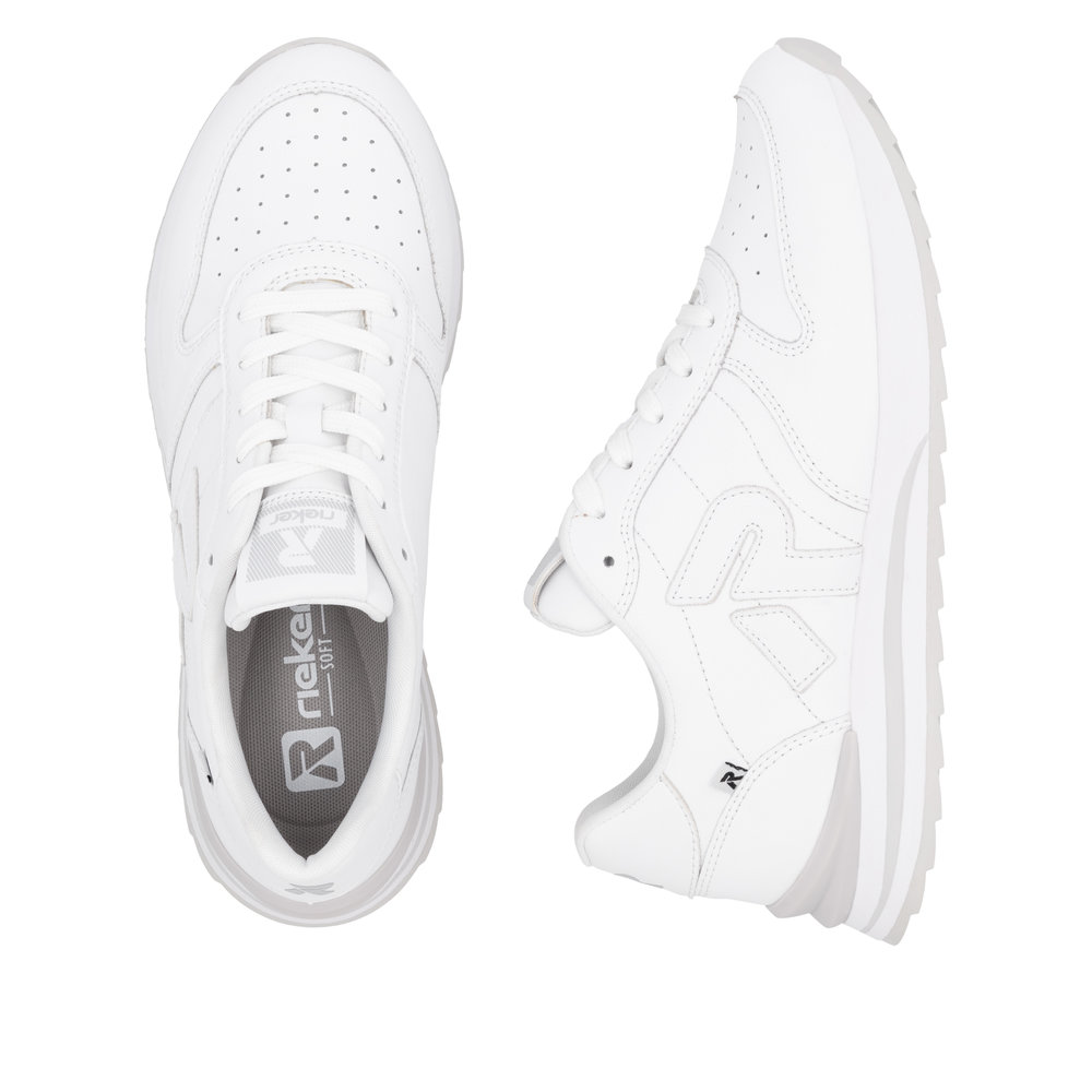 Rieker Damsneakers Vit - 6