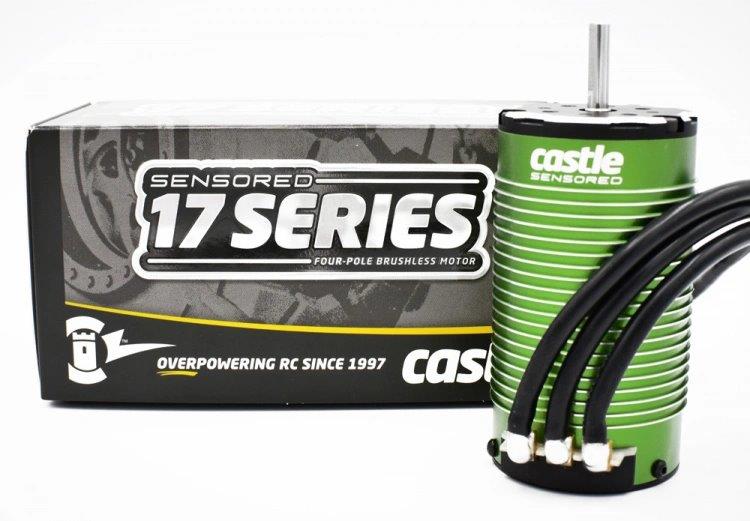 Castle Motor Sensor Inrunner 4-polig 1717-1650KV 1/8-1/6 - 3