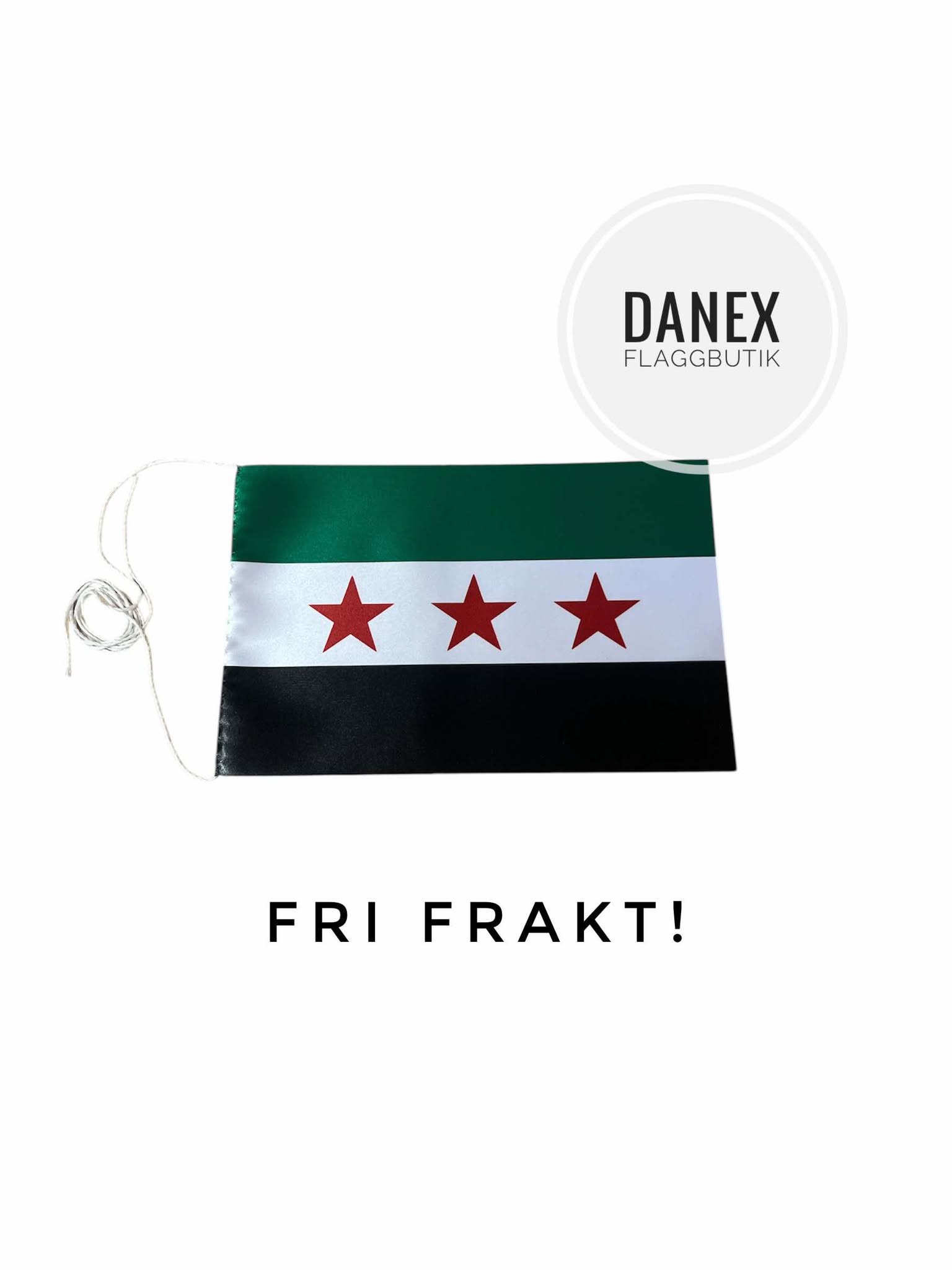 Bordsflagga Syrien  16x24 cm 