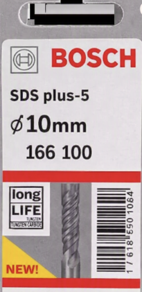 BOSCH HAMMARBORR SDS PLUS 10MM  100/166mm - 2