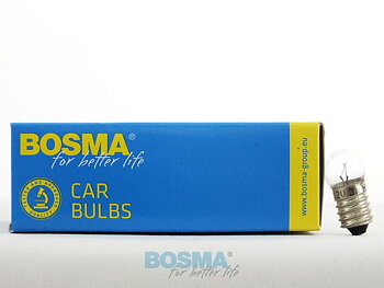 Glühbirne Bosma E10 12V 3W
