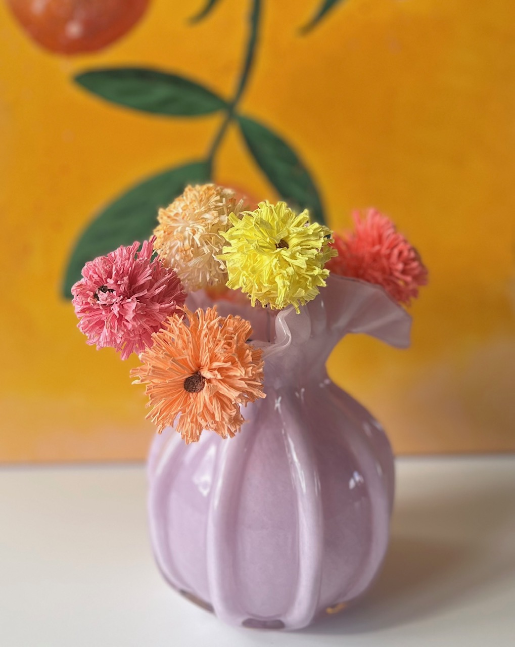 FULLBOKAD Here comes the sun -  AW-workshop i solig pappersflora hos The Shore 11/4, - 10