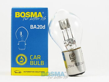 Pære Bosma BA20D 12V 25/25W