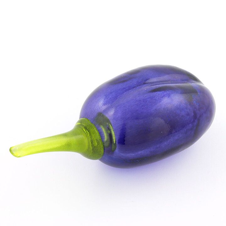 Gunnel Sahlin (Frutteria 1989) Colorful Plum Sculpture 11 cm  (2)