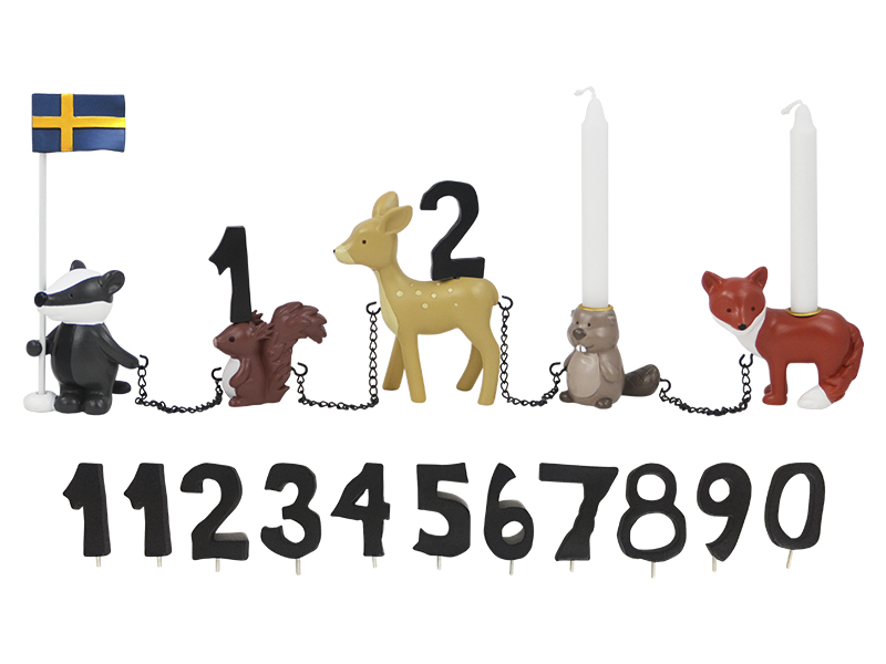 Kids By Friis - Födelsedagståg, Skogens djur