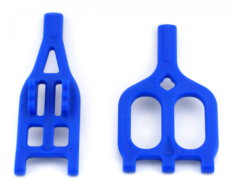 RPM 80465 Support Arms Upper &amp; Lower Blue (Pair) E/T-Maxx