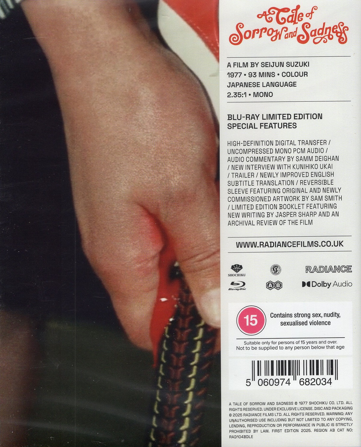 A Tale of Sorrow And Sadness (Limited Edition) (ej svensk text) (Blu-ray) - 2