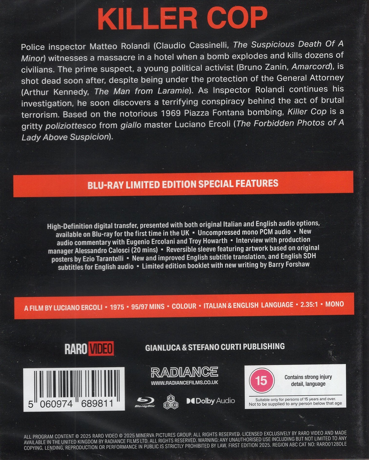 Killer Cop (Limited Edition) (ej svensk text) (Blu-Ray) - 2