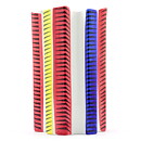 Carl-Harry Stålhane (Kaskad 1950s) Modern Vase with Colorful Decor 19 cm (2)