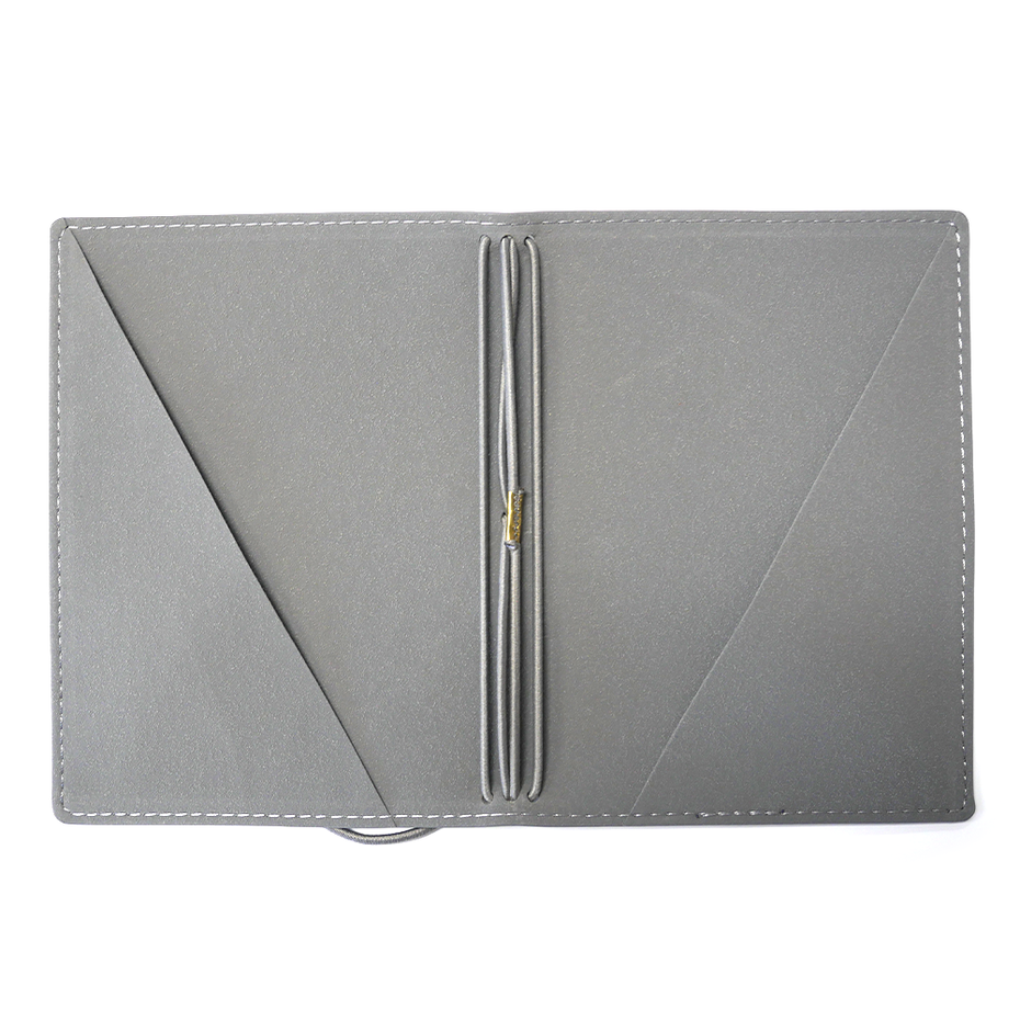 Hinged To The Past Art Journal Stonewashed Grey Passport - 2