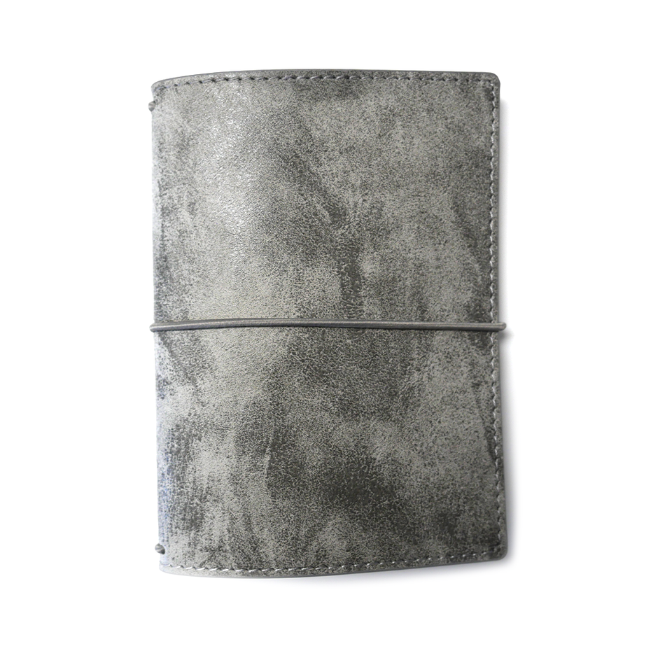 Hinged To The Past Art Journal Stonewashed Grey Passport