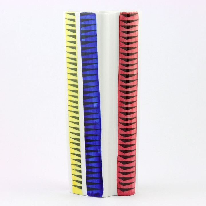 カールハリー・スタルハーネ  Kaskadシリーズ  縦ラインの花瓶 Vase  (21cm)  1950年代