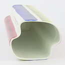 Carl-Harry Stålhane (Kaskad 1950s) Modern Vase with Colorful Decor 21 cm