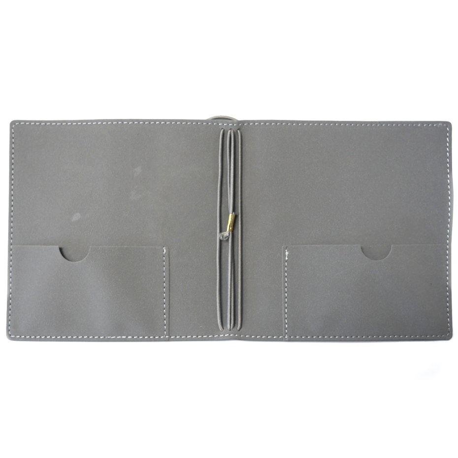 Hinged To The Past Art Journal Stonewashed Grey Square XL  - 2