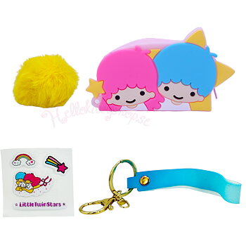 Hello Kitty and Friends Börs med Nyckelring - Little Twin Stars
