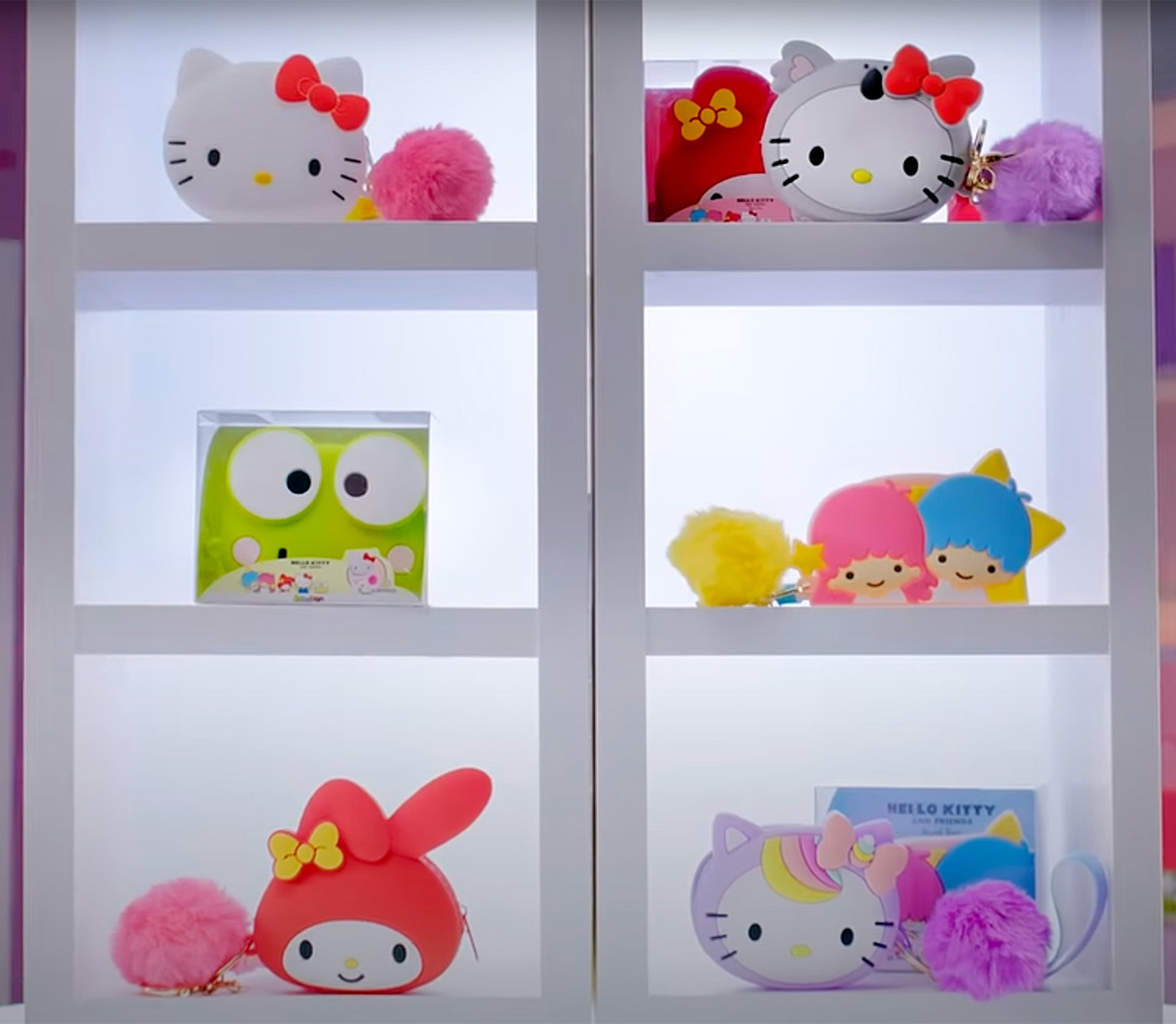 Hello Kitty and Friends Börs med Nyckelring - Little Twin Stars - 10