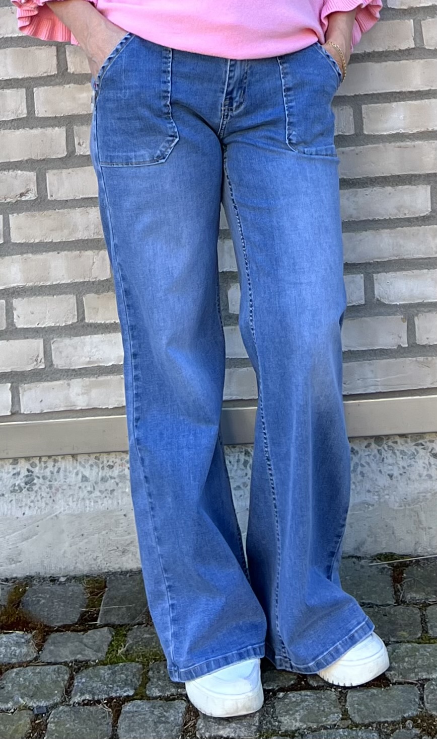 Toxik Stretchjeans Rak Ljus - 6