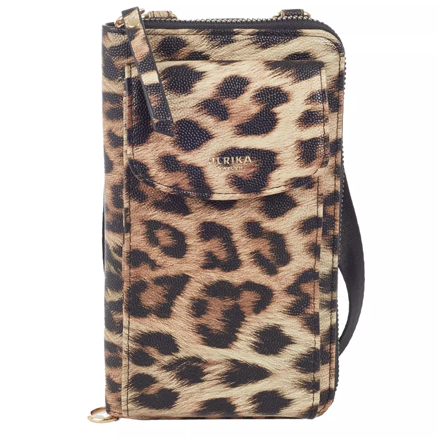 Ulrika Design - Mobil Bag Leopard Gold Metal