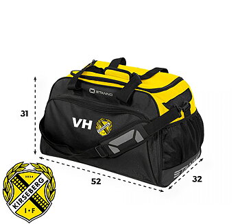 Kirseberg IF - Stanno Merano Bag black / yellow (BESTÄLLNINGSVARA)