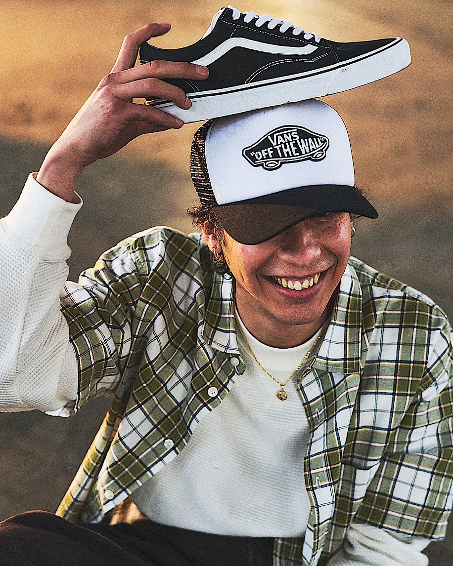 Vans Classic Patch Trucker Keps Black/White - 4