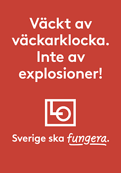 Flyer A5 - Väckt av väckarklocka. Inte av explosioner