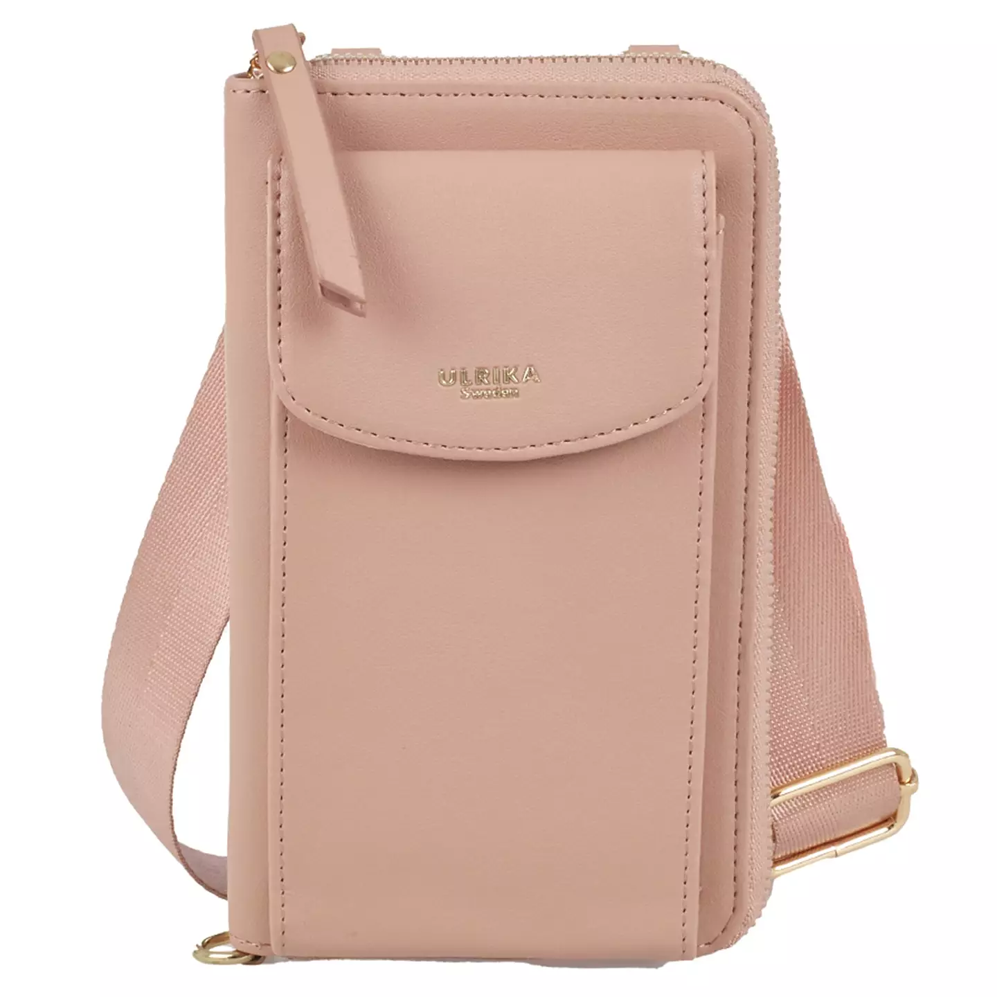 Ulrika Design - Mobil Bag Rosa Silver Metal