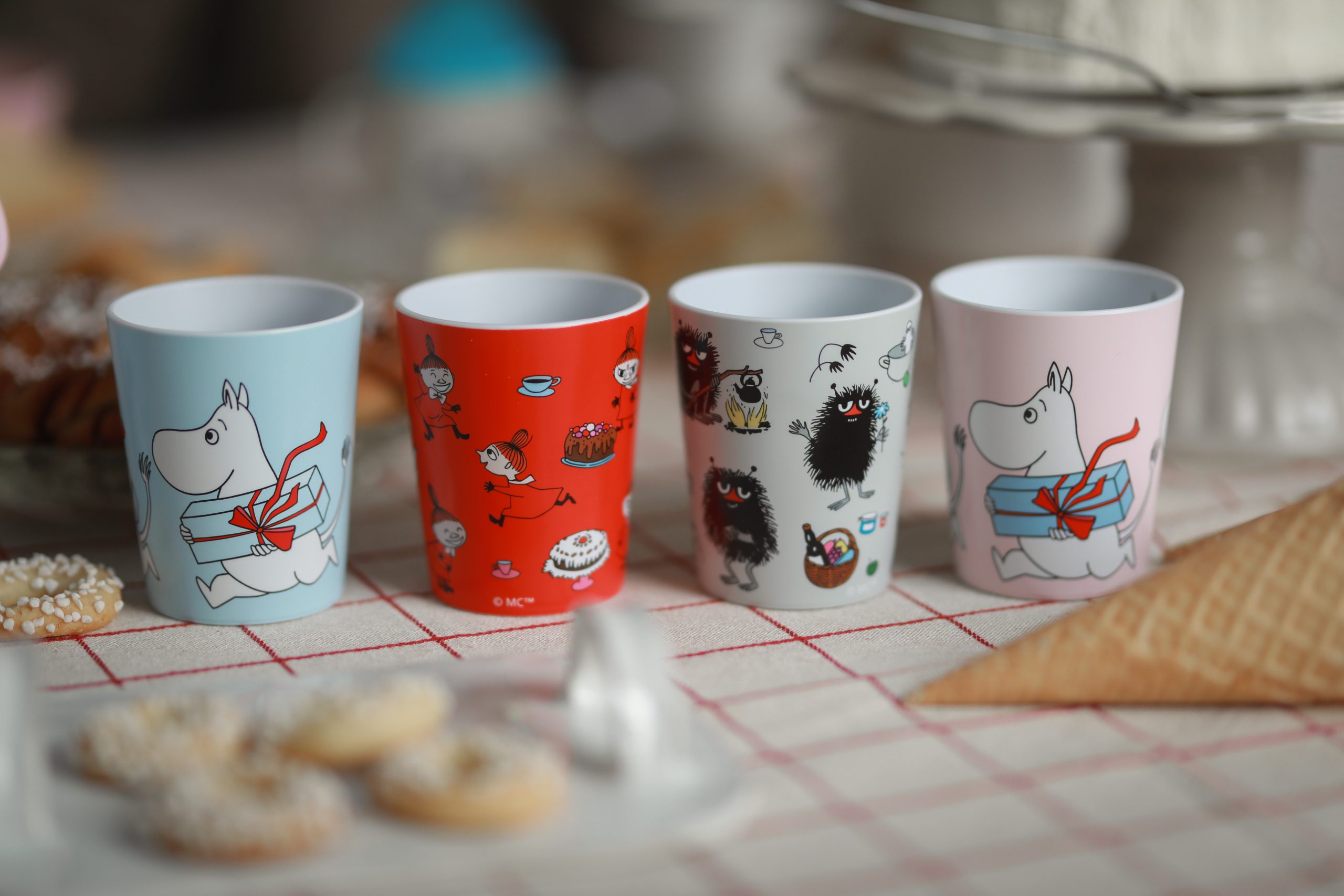 Mumin Picknick Tumblermugg - Blå - 4