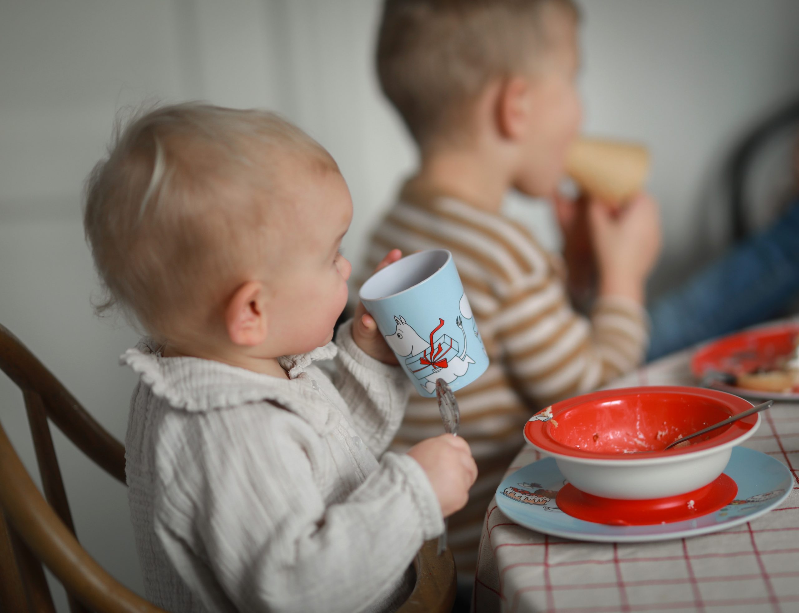 Mumin Picknick Tumblermugg - Blå - 3