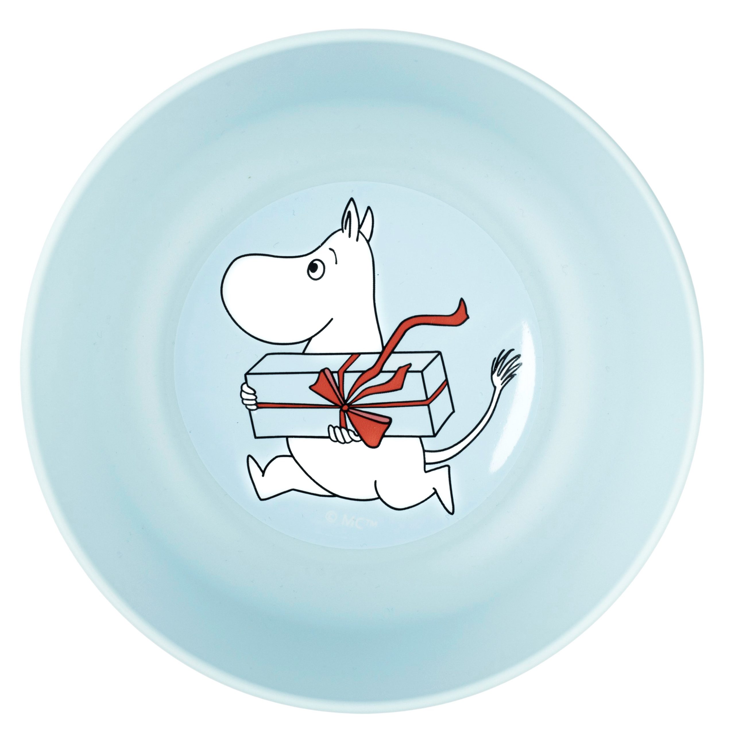 Mumin Picknick Skål - Ljusblå