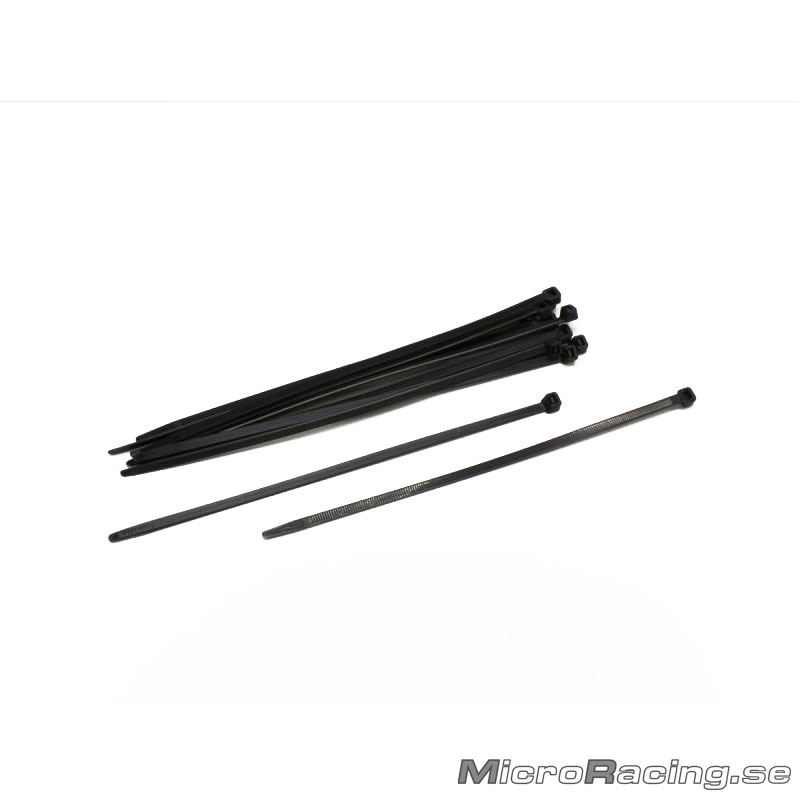 KYOSHO - Strap 20cm, Long, Black, 12pcs
