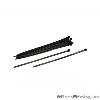 KYOSHO - Strap 20cm, Long, Black, 12pcs