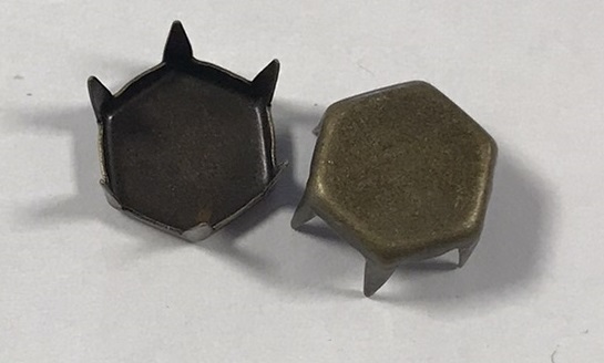 Hexagon Nitar Oxid & Antikmässing 10