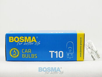 Lyspære Bosma T10 12V 3 W