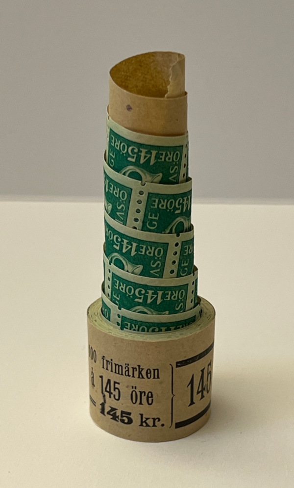 F 174, 145 öre Postemblem rulle **