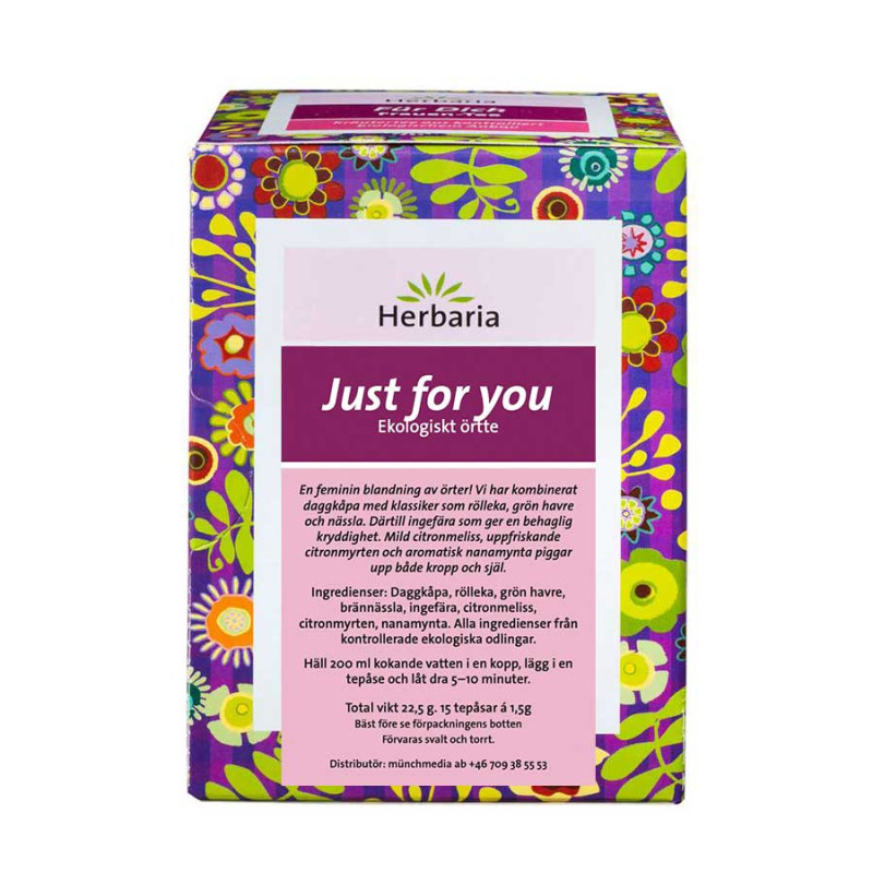 Just for you Tea Örtte Eko Herbaria