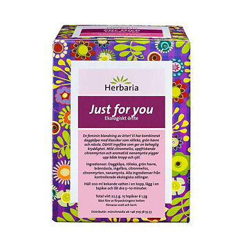 Just for you Tea Örtte Eko Herbaria