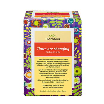  Times are changing Tea EKO Örtte Herbaria