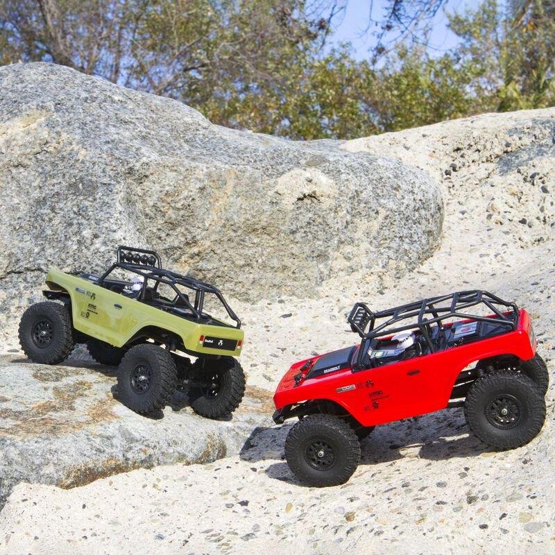 AXIAL 1/24 SCX24 Deadbolt 4WD Rock Crawler Brushed RTR, Green - 7